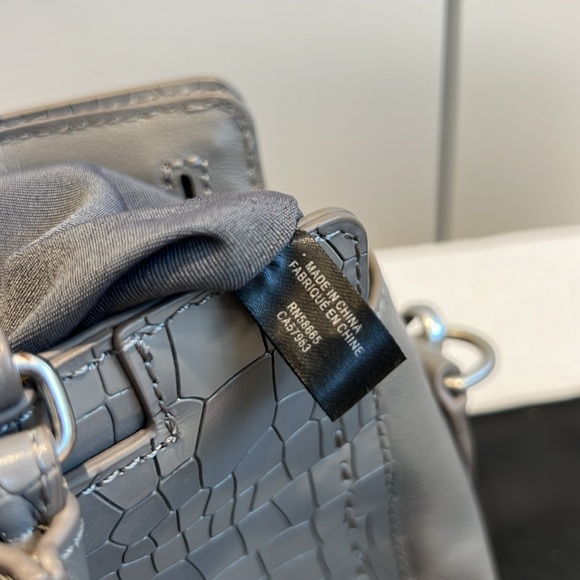 Treasure and Bond Logan Satchel, grey leather - Picture 8 of 13